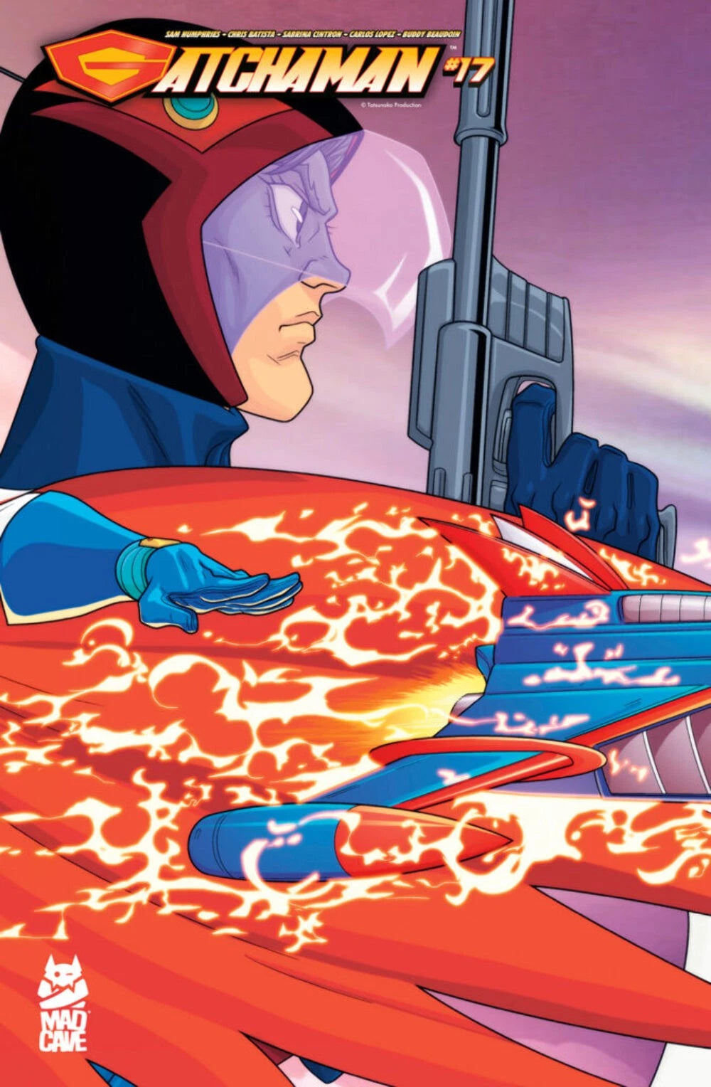 Gatchaman #17 Cover B Tom Chu Connecting Cover Variant