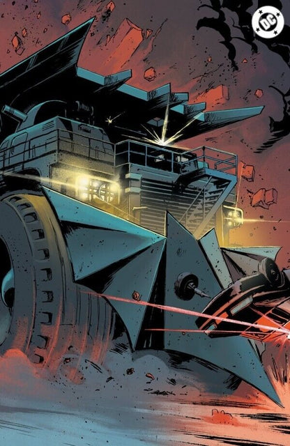 Absolute Batman (2024) # 2 (2nd Print) Cover D Nick Dragotta 1:25 Batmobile Wraparound Variant