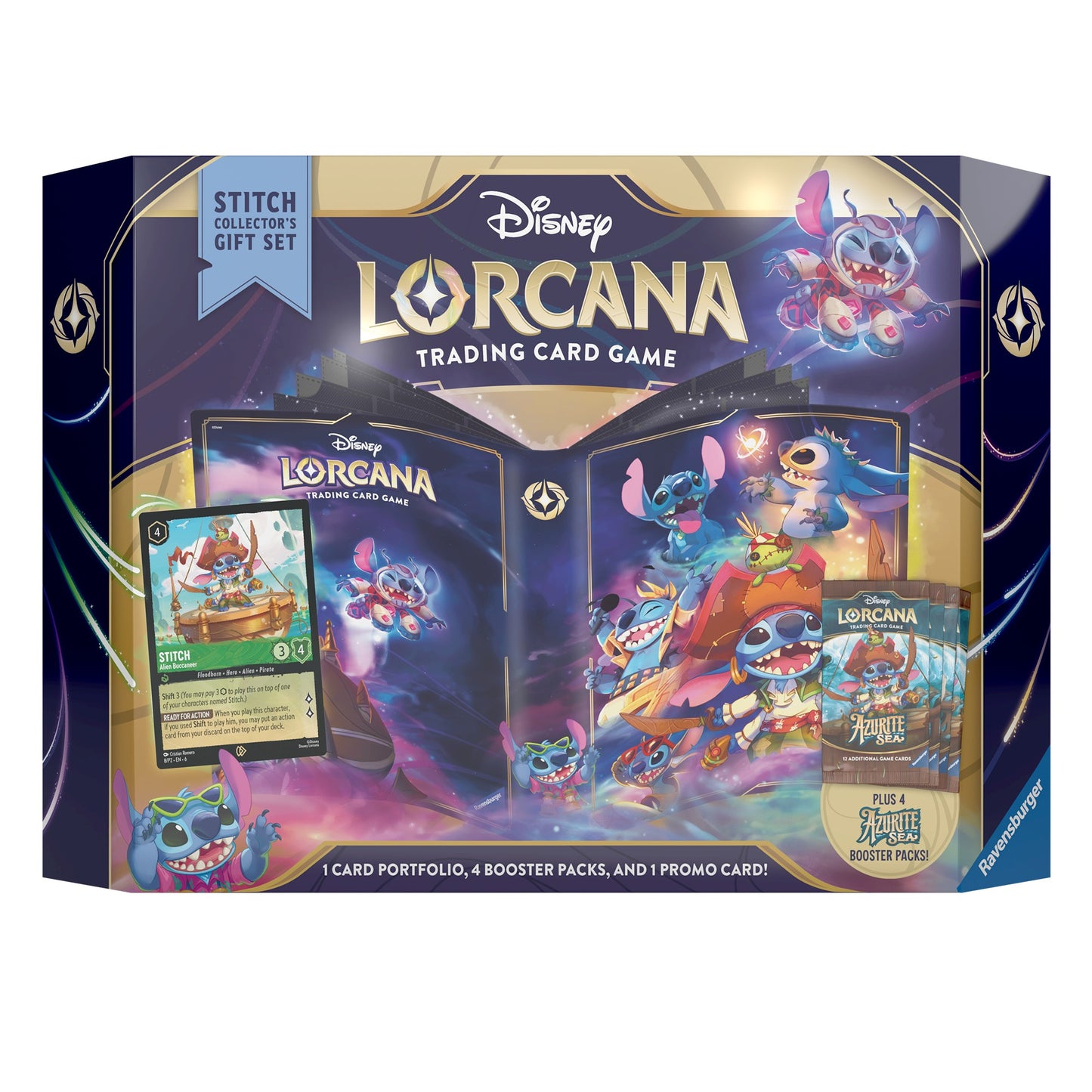 Lorcana Trading Card Game: Azurite Sea Stitch Collector's Gift Set
