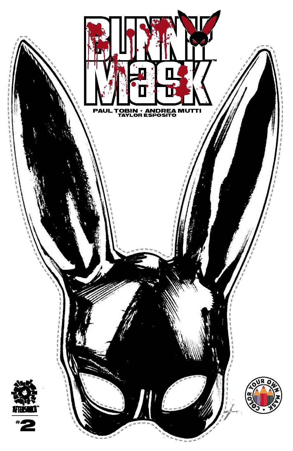 Bunny Mask (2021) # 2 Color Your Own Mask 1:15 Variant