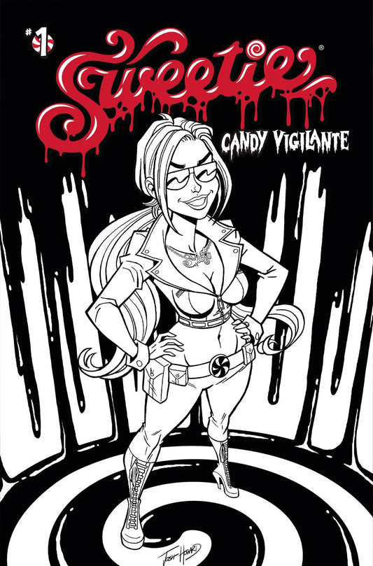 Sweetie Candy Vigilante (2022) # 1 Cover I Howard 1:10 B&W Variant